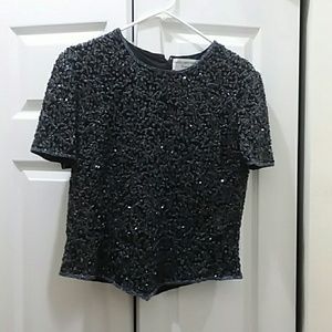 Beaded Evening Top